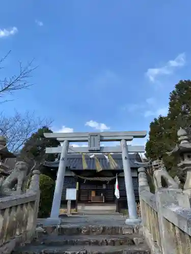 吉備津岡辛木神社の鳥居