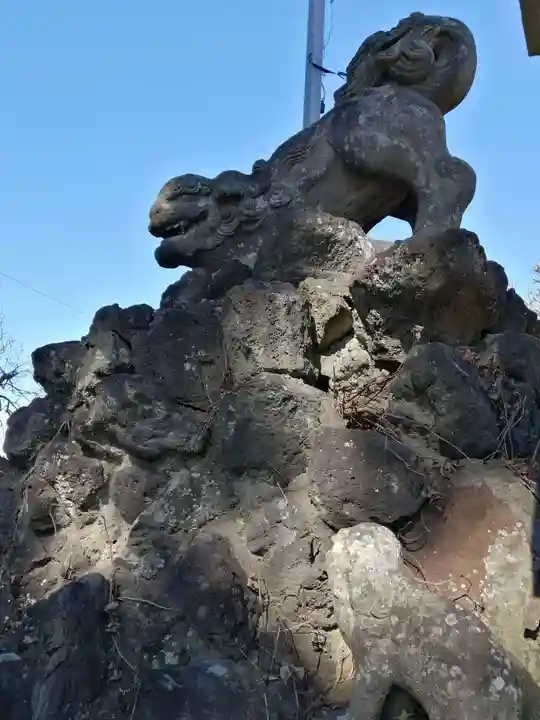 境香取神社の狛犬