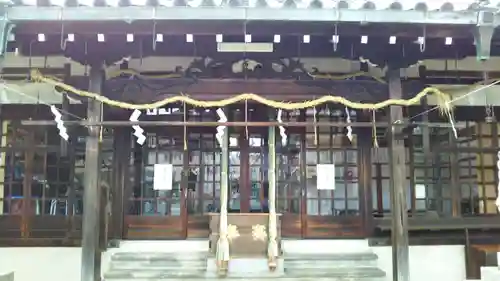 跡部神社の本殿・本堂