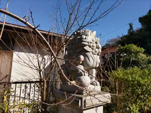 五所神社の狛犬