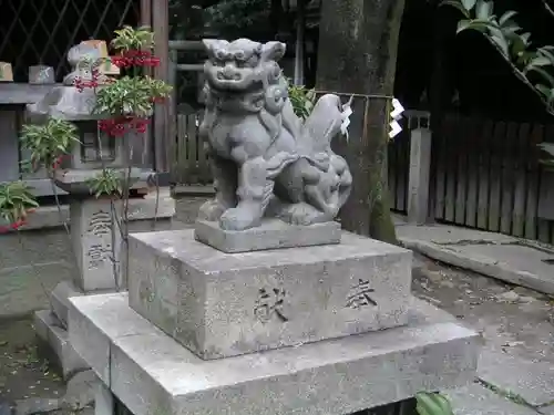 出雲路幸神社の狛犬