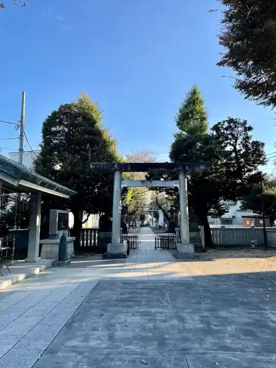 池袋氷川神社の鳥居