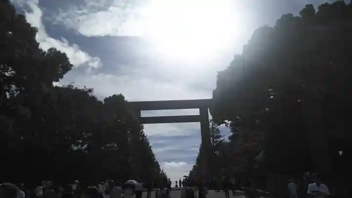 靖國神社の鳥居