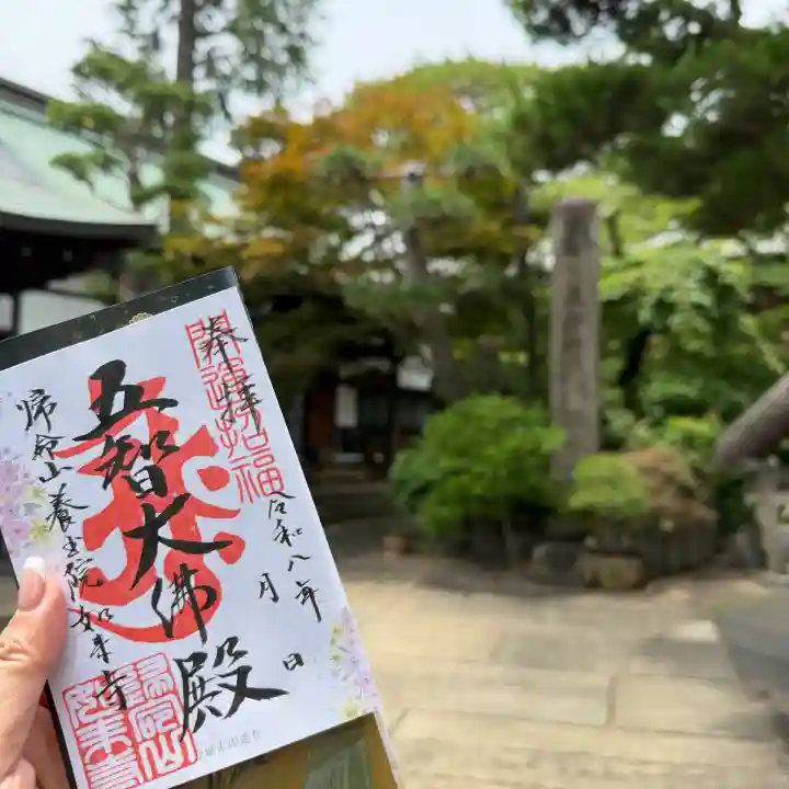 養玉院如来寺の御朱印