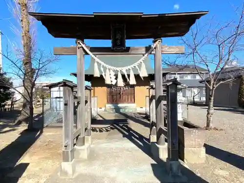 八幡社の鳥居