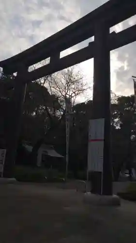 愛知縣護國神社の鳥居