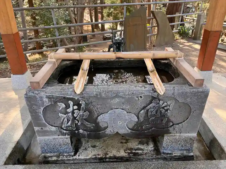 下総国三山 二宮神社の手水舎