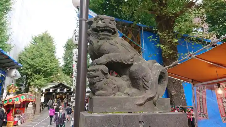 市守大鳥神社の狛犬