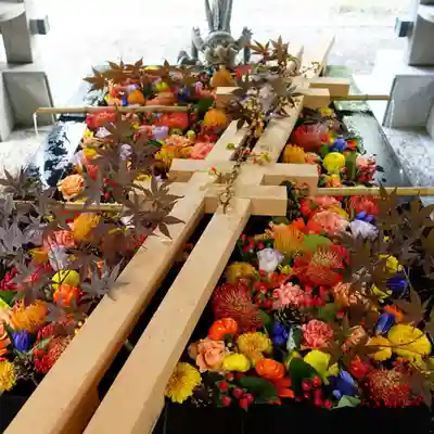 帯廣神社の手水舎