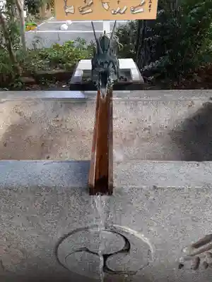 鷺宮八幡神社の手水舎