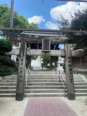 櫛田神社の鳥居