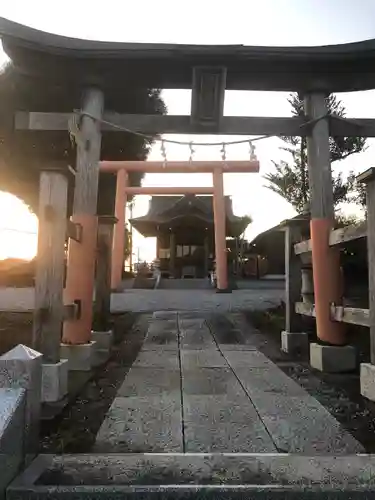 安房栖神社の鳥居