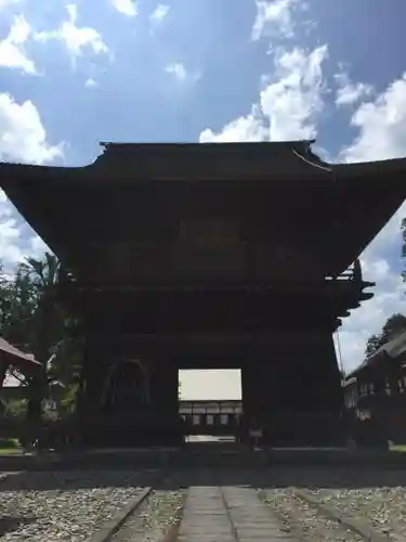 長勝寺の山門・神門