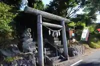 阿久津「田村神社」(郡山市阿久津町)旧社名:伊豆箱根三嶋三社の鳥居