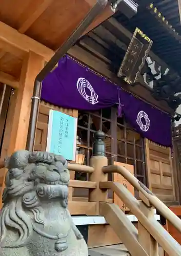 小網神社の狛犬