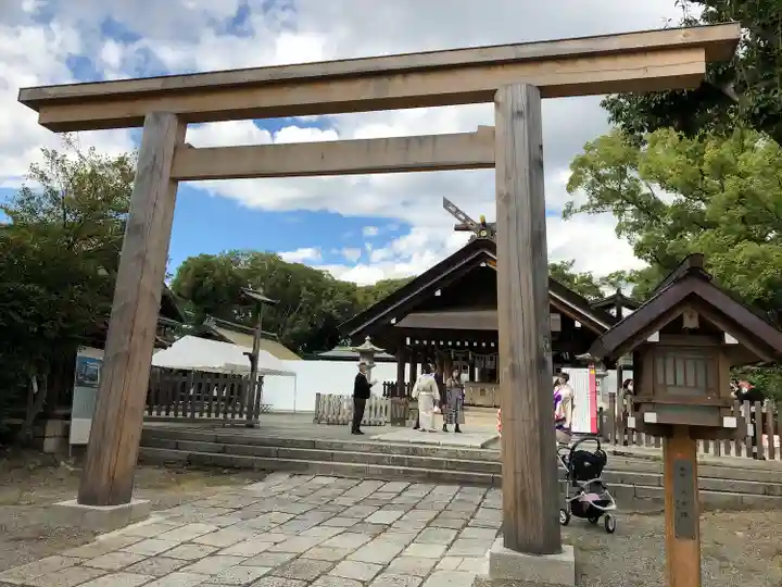 和泉國一之宮 大鳥大社の鳥居