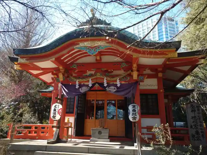 芝東照宮の本殿・本堂