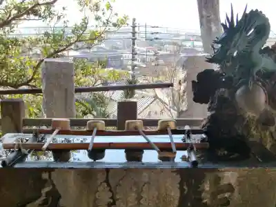 那古寺の手水舎