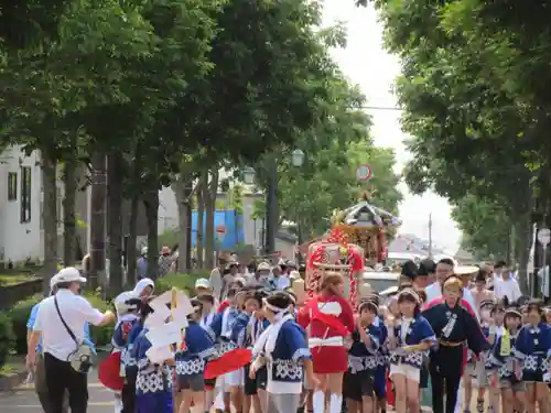 釧路一之宮 厳島神社のお祭り