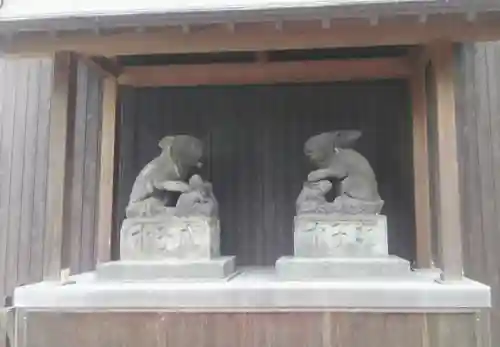 調神社の狛犬