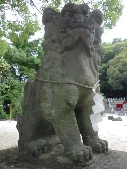 諏訪神社の狛犬