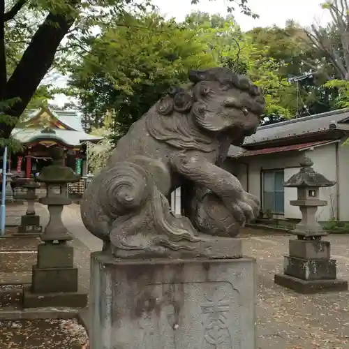 山王稲穂神社の狛犬