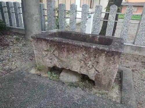 神明神社の手水