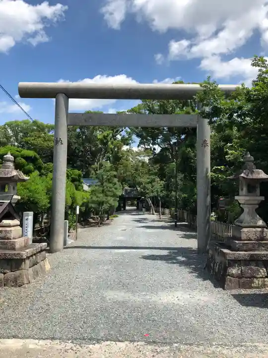 水無瀬神宮の鳥居