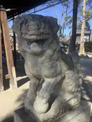 六生社の狛犬