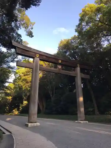 明治神宮の鳥居