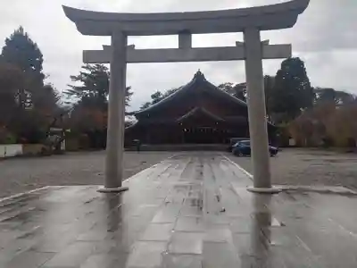 富山縣護國神社の鳥居