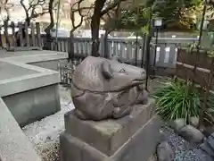 牛天神北野神社の狛犬