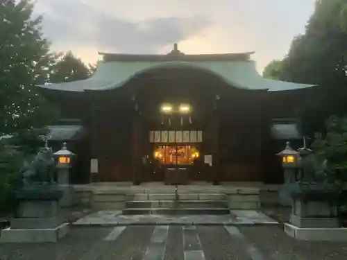 溝旗神社（肇國神社）の本殿