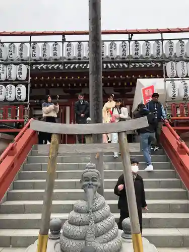 寛永寺不忍池弁天堂の鳥居