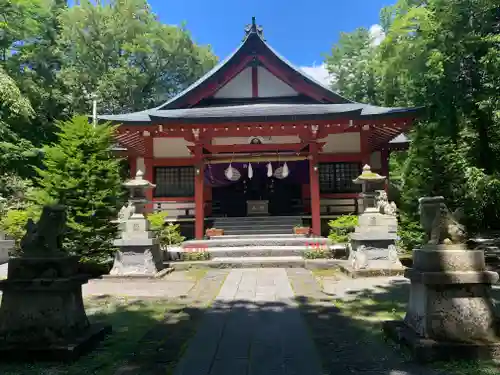 山中浅間神社の本殿