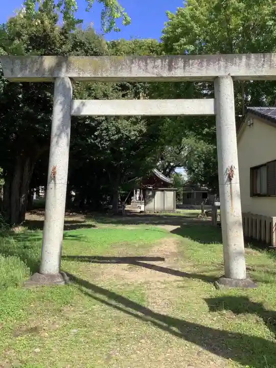 八幡社(松新町)の鳥居