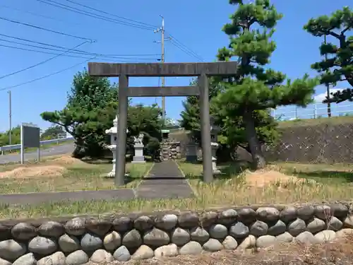 川先神社の鳥居