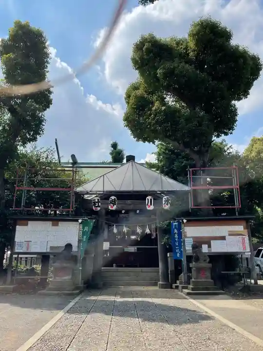 幡ケ谷氷川神社の本殿・本堂
