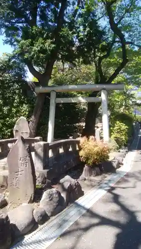 富士淺間神社の鳥居