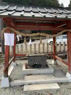 田口水分神社の手水舎