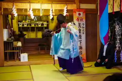 尻岸内八幡神社のお祭り