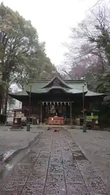 谷保天満宮の本殿・本堂