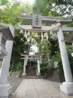 多摩川浅間神社の鳥居