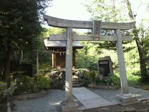 一碧湖神社の鳥居