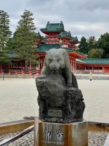 平安神宮の狛犬
