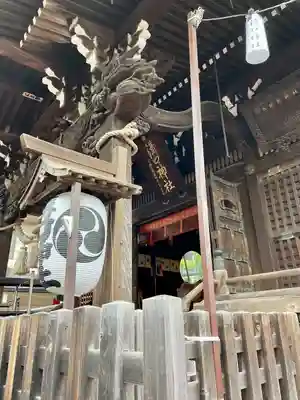 溝口神社の本殿・本堂