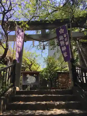 牛天神北野神社の鳥居