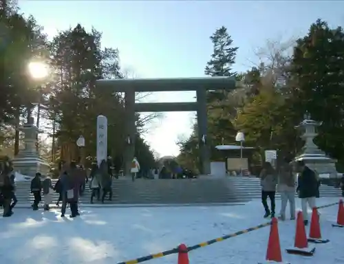 北海道神宮の鳥居