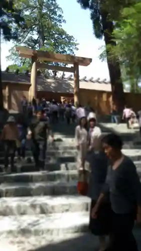 伊勢神宮内宮（皇大神宮）の鳥居