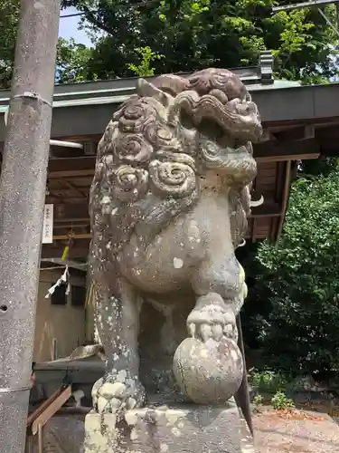 都波岐奈加等神社の狛犬